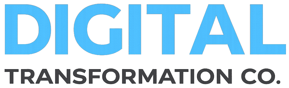 Digital Transformation Co Logo Transparent Background for White background