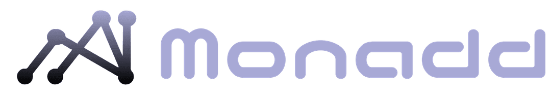 Monadd AI logo R1 no bg white outline symbol only