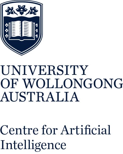 UOW Centre for Artificial Intelligence Logo Navy